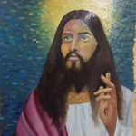 Pintura Jesus misericordioso